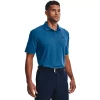Big & Tall Under Armour Performance Golf Polo -Outdoor Clothing Sales 3869057 Cruise Blue