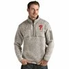 Men's Philadelphia Phillies 1/4 Zip Pullover Sweater -Outdoor Clothing Sales 3885495