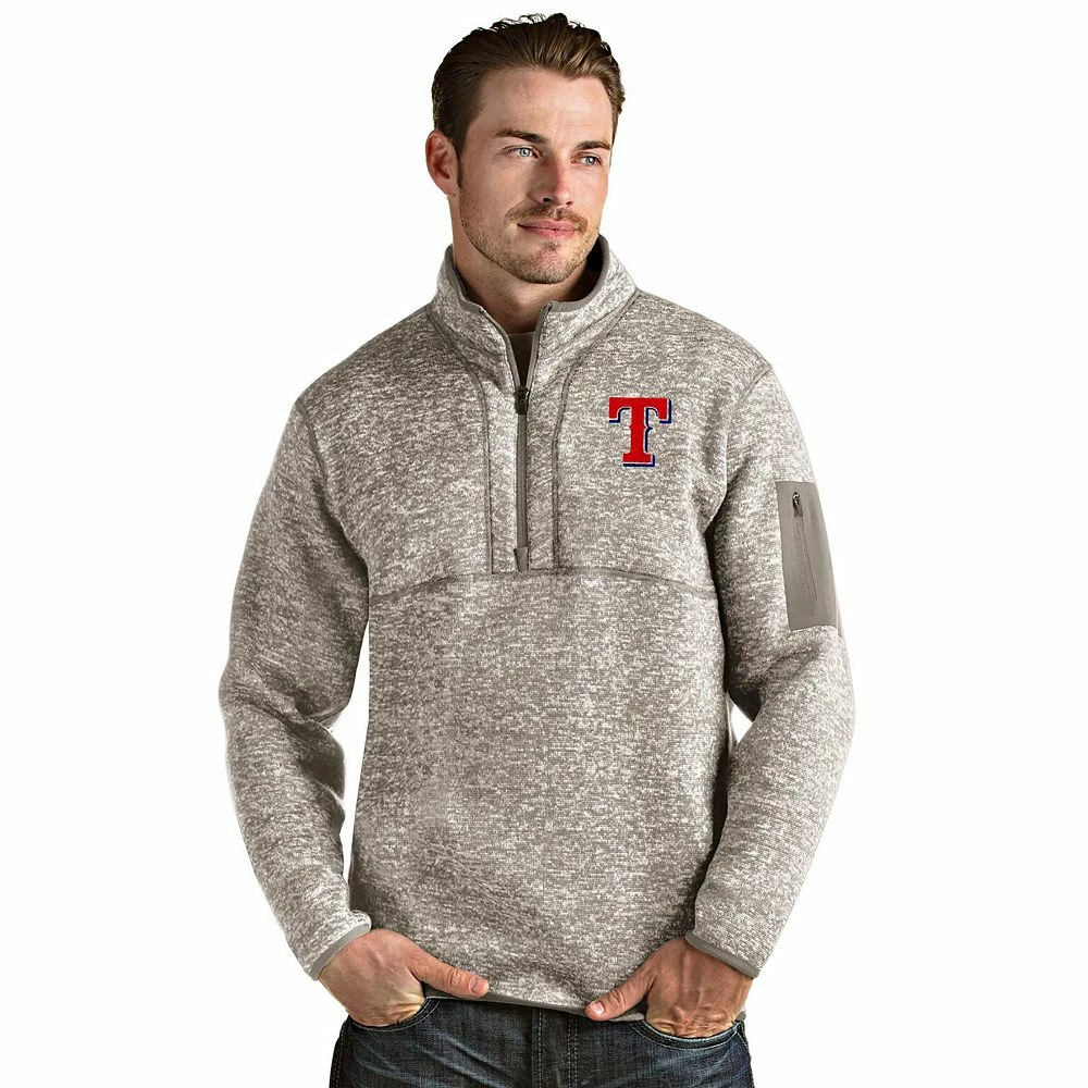 Men's Texas Rangers 1/4 Zip Pullover Sweater 3 Men's Texas Rangers 1/4 Zip Pullover Sweater