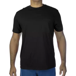 Men's Smith's Workwear Extended-Tail Cotton Crewneck Tee -Outdoor Clothing Sales 3886949 Black