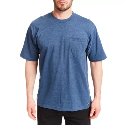 Men's Smith's Workwear Extended-Tail Cotton Crewneck Tee -Outdoor Clothing Sales 3886949 Denim Heather