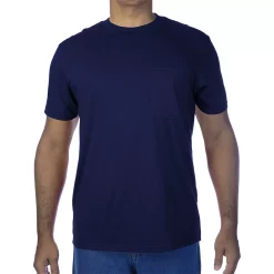 Men's Smith's Workwear Extended-Tail Cotton Crewneck Tee -Outdoor Clothing Sales 3886949 Navy