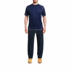 Men's Smith's Workwear Performance Contrast Crewneck Tee -Outdoor Clothing Sales 3886953 ALT4