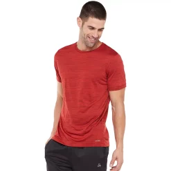 Men's Tek Gear® Dry Tek Tee -Outdoor Clothing Sales 3932637 Cherry Berry Black