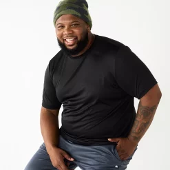 Big & Tall Tek Gear® Dry Tek Tee 21 Big & Tall Tek Gear® Dry Tek Tee -Outdoor Clothing Sales 3933692 Mineral Black