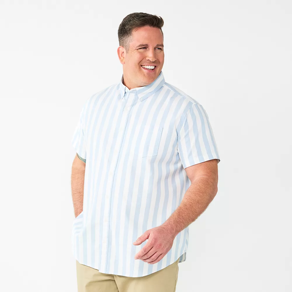 Big & Tall Sonoma Goods For Life® Poplin Button-Down Shirt 11 Big & Tall Sonoma Goods For Life® Poplin Button-Down Shirt - Image 9