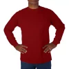 Men's Smith's Workwear Extended-Tail Pocket Tee -Outdoor Clothing Sales 4134150 Dark Red