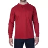 Men's Smith's Workwear Extended Tail Pocket Henley -Outdoor Clothing Sales 4134153 Dark Red