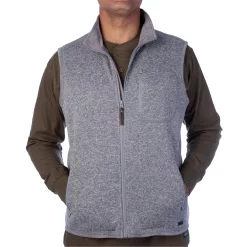 Men's Smith's Workwear Full-Zip Sweater Fleece Vest 8 Men's Smith's Workwear Full-Zip Sweater Fleece Vest -Outdoor Clothing Sales 4134161 Heather Gray