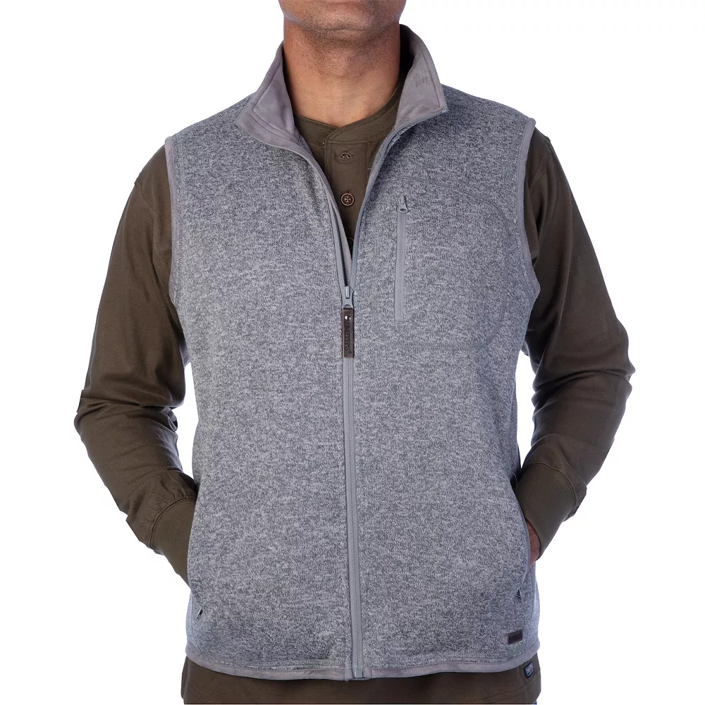 Men's Smith's Workwear Full-Zip Sweater Fleece Vest 5 Men's Smith's Workwear Full-Zip Sweater Fleece Vest - Image 3