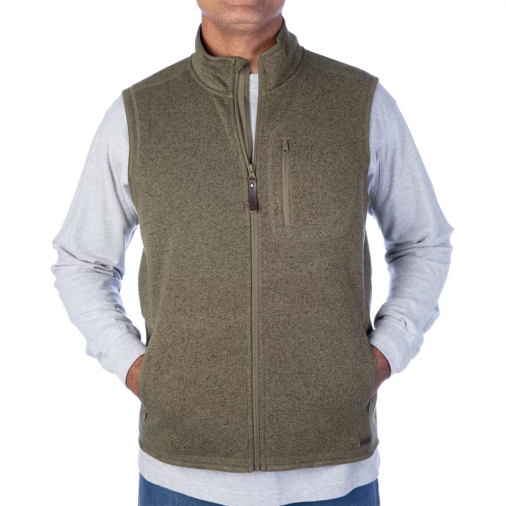 Men's Smith's Workwear Full-Zip Sweater Fleece Vest 3 Men's Smith's Workwear Full-Zip Sweater Fleece Vest