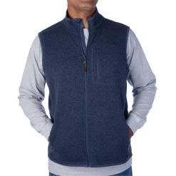 Men's Smith's Workwear Full-Zip Sweater Fleece Vest 7 Men's Smith's Workwear Full-Zip Sweater Fleece Vest -Outdoor Clothing Sales 4134161 Slate Blue Heather