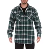 Men's Smith's Workwear Plaid Sherpa-Lined Cotton Flannel Shirt Jacket 2 Men's Smith's Workwear Plaid Sherpa-Lined Cotton Flannel Shirt Jacket -Outdoor Clothing Sales 4134573 Hunter