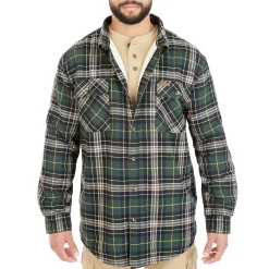 Men's Smith's Workwear Plaid Sherpa-Lined Cotton Flannel Shirt Jacket 15 Men's Smith's Workwear Plaid Sherpa-Lined Cotton Flannel Shirt Jacket -Outdoor Clothing Sales 4134573 Hunter 437