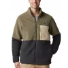 Men's Columbia Mountainside Heavyweight Fleece Zip-Front Jacket -Outdoor Clothing Sales 4217516 Stone Green