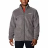 Men's Columbia Rugged Ridge II Sherpa Fleece Jacket -Outdoor Clothing Sales 4217685 City Gray