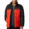 Men's Columbia Pike Lake Puffer Jacket -Outdoor Clothing Sales 4218287 Red Quartz