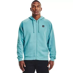 Men's Under Armour Rival Fleece Full-Zip Hoodie -Outdoor Clothing Sales 4265910 Cosmos