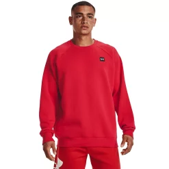 Men's Under Armour Rival Fleece Sweatshirt -Outdoor Clothing Sales 4265971 Red