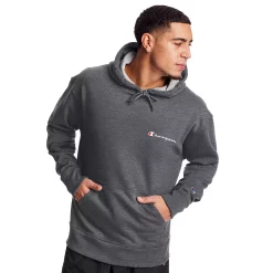 Men's Champion® Powerblend Fleece Hoodie 11 Men's Champion® Powerblend Fleece Hoodie -Outdoor Clothing Sales 4266370 Granite He