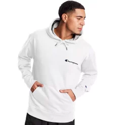 Men's Champion® Powerblend Fleece Hoodie 13 Men's Champion® Powerblend Fleece Hoodie -Outdoor Clothing Sales 4266370 White