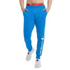 Men's Champion® Classic Jersey Graphic Joggers -Outdoor Clothing Sales 4266377 Blue Jay