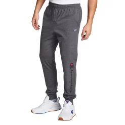Men's Champion® Classic Jersey Graphic Joggers -Outdoor Clothing Sales 4266377 Granite He