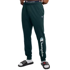 Men's Champion® Classic Jersey Graphic Joggers -Outdoor Clothing Sales 4266377 Lake Side Green