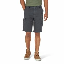 Men's Wrangler Twill Cargo Shorts -Outdoor Clothing Sales 4278283 Caviar