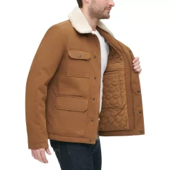 Men's Levi's Corduroy Sherpa-Collar Field Jacket -Outdoor Clothing Sales 4309767 ALT3