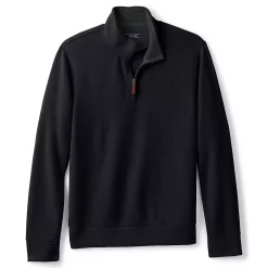Men's Lands' End Bedford Regular-Fit Ribbed Quarter-Zip Pullover Sweater 23 Men's Lands' End Bedford Regular-Fit Ribbed Quarter-Zip Pullover Sweater -Outdoor Clothing Sales 4422815 Black