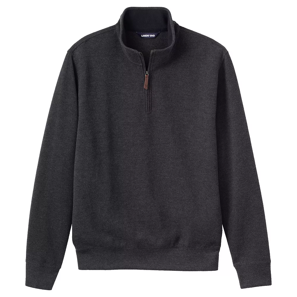 Men's Lands' End Bedford Regular-Fit Ribbed Quarter-Zip Pullover Sweater 4 Men's Lands' End Bedford Regular-Fit Ribbed Quarter-Zip Pullover Sweater - Image 2