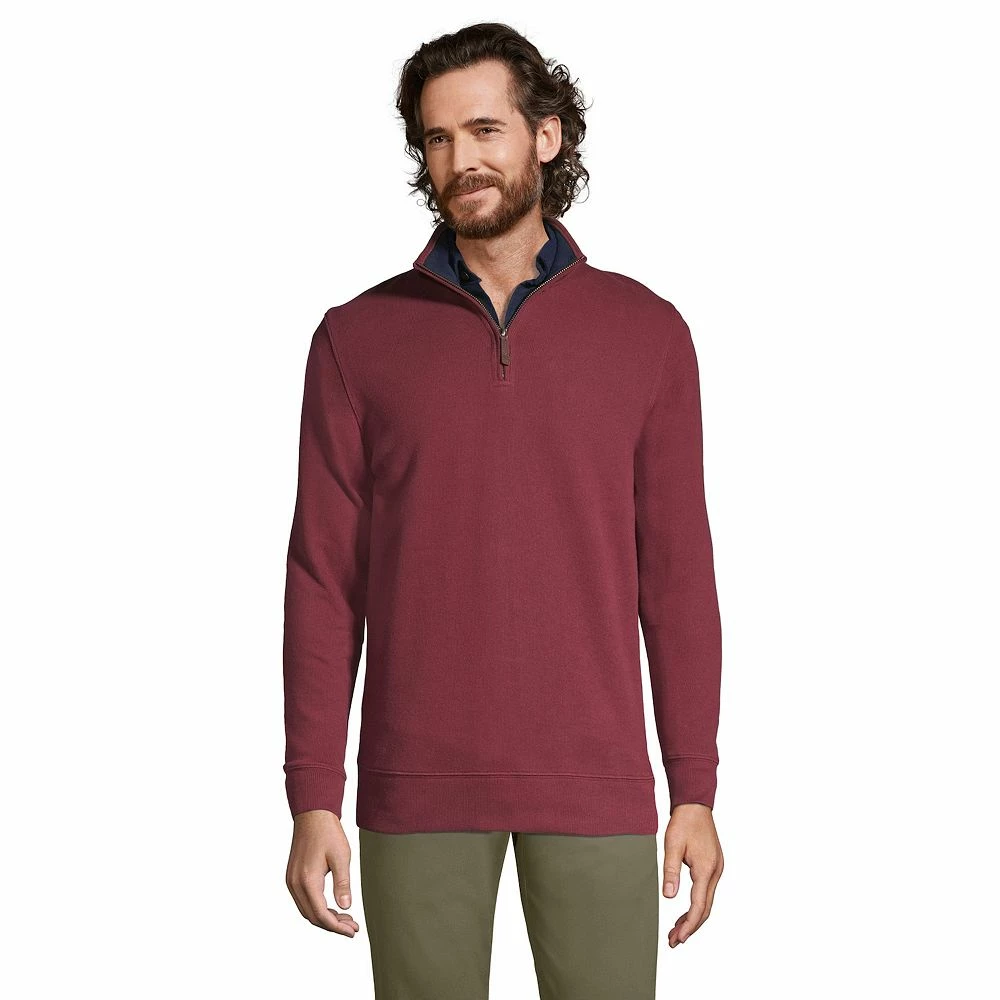 Men's Lands' End Bedford Regular-Fit Ribbed Quarter-Zip Pullover Sweater 8 Men's Lands' End Bedford Regular-Fit Ribbed Quarter-Zip Pullover Sweater - Image 6