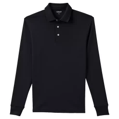 Men's Lands' End Soft Supima Polo -Outdoor Clothing Sales 4423098 Black