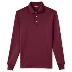 Men's Lands' End Soft Supima Polo -Outdoor Clothing Sales 4423098 Deep Claret