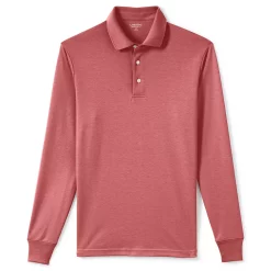 Men's Lands' End Soft Supima Polo -Outdoor Clothing Sales 4423098 Nautical Red
