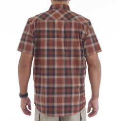 Men's Smith's Workwear Plaid Stretch Button-Down Shirt -Outdoor Clothing Sales 4483284 ALT