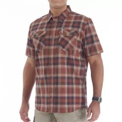 Men's Smith's Workwear Plaid Stretch Button-Down Shirt -Outdoor Clothing Sales 4483284 ALT2