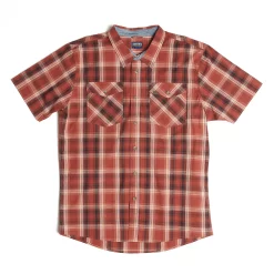 Men's Smith's Workwear Plaid Stretch Button-Down Shirt -Outdoor Clothing Sales 4483284 ALT3