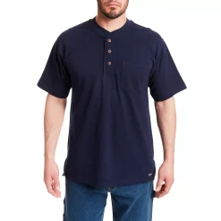 Men's Smith's Workwear Henley 17 Men's Smith's Workwear Henley -Outdoor Clothing Sales 4483285 Navy