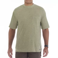 Men's Smith's Workwear Mini-Thermal Crewneck Tee -Outdoor Clothing Sales 4483286 Sage Heather