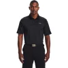 Men's Under Armour Striped Classic-Fit Performance Golf Polo 2 Men's Under Armour Striped Classic-Fit Performance Golf Polo -Outdoor Clothing Sales 4526407 Black