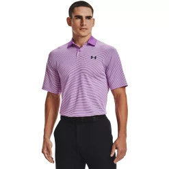 Men's Under Armour Striped Classic-Fit Performance Golf Polo 18 Men's Under Armour Striped Classic-Fit Performance Golf Polo -Outdoor Clothing Sales 4526407 Magenta