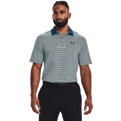 Men's Under Armour Striped Classic-Fit Performance Golf Polo 17 Men's Under Armour Striped Classic-Fit Performance Golf Polo -Outdoor Clothing Sales 4526407 Petrol Blue