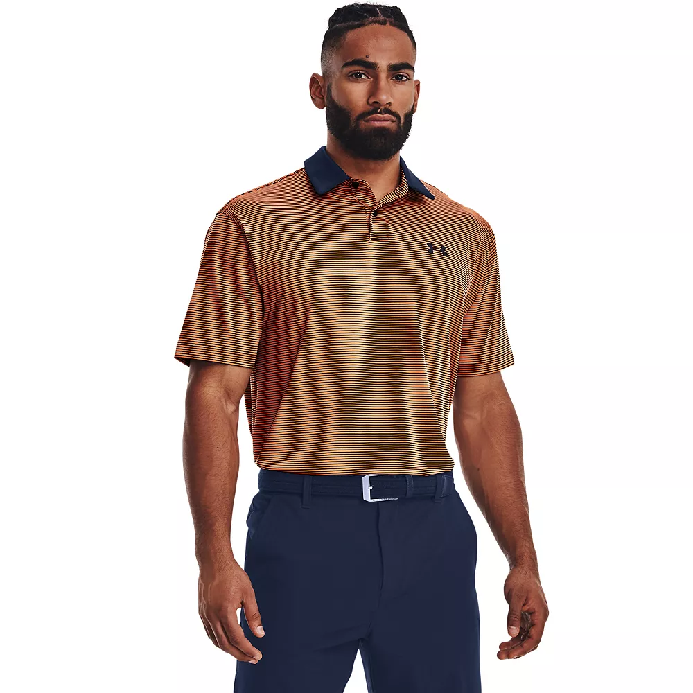 Men's Under Armour Striped Classic-Fit Performance Golf Polo 10 Men's Under Armour Striped Classic-Fit Performance Golf Polo - Image 8