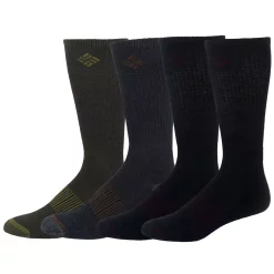 Men's Columbia 4-pack Casual Boot Socks -Outdoor Clothing Sales 4535207 Green Gray