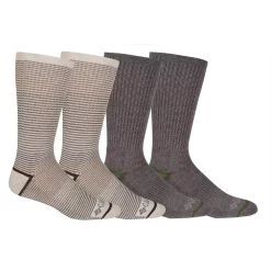 Men's Columbia 4-pack Casual Boot Socks -Outdoor Clothing Sales 4535207 Khaki Brown