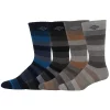 Men's Columbia 4-pack Wool-Blend Socks 2 Men's Columbia 4-pack Wool-Blend Socks -Outdoor Clothing Sales 4535211 Blue Gray Stripe