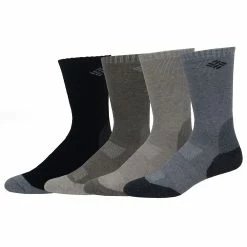 Men's Columbia 4-pack Wool-Blend Socks 11 Men's Columbia 4-pack Wool-Blend Socks -Outdoor Clothing Sales 4535211 Brown Black
