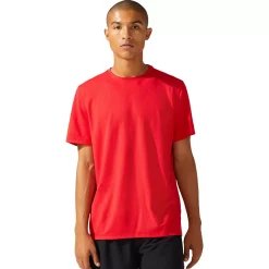 Men's ASICS Ready-Set Tee -Outdoor Clothing Sales 4535979 Classic Red
